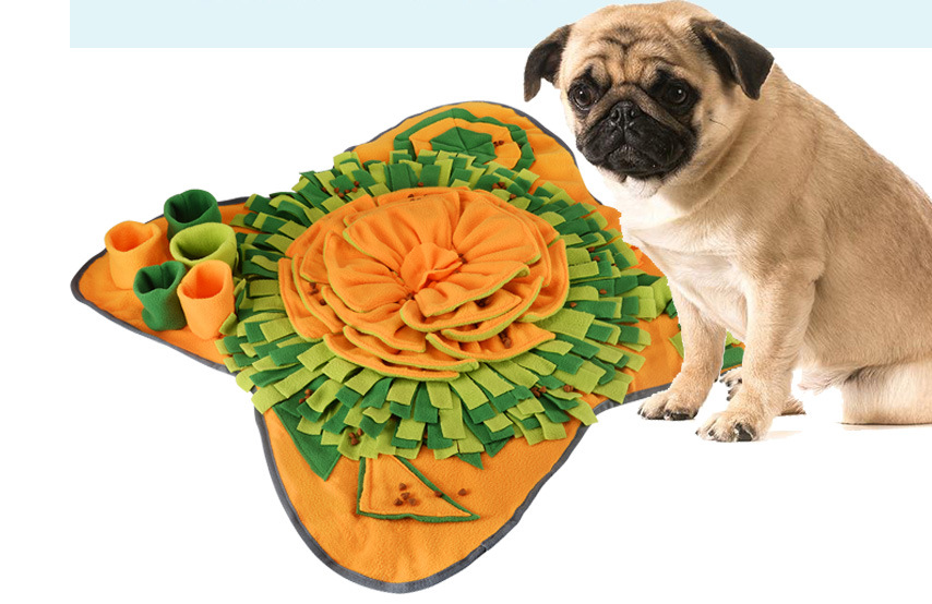 Flower Design Pet Feeder Snuffle Mat