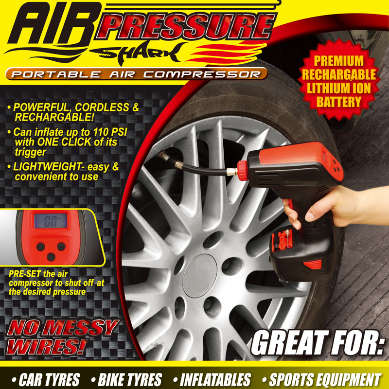 AIR SHARK_Portable Air Compressor