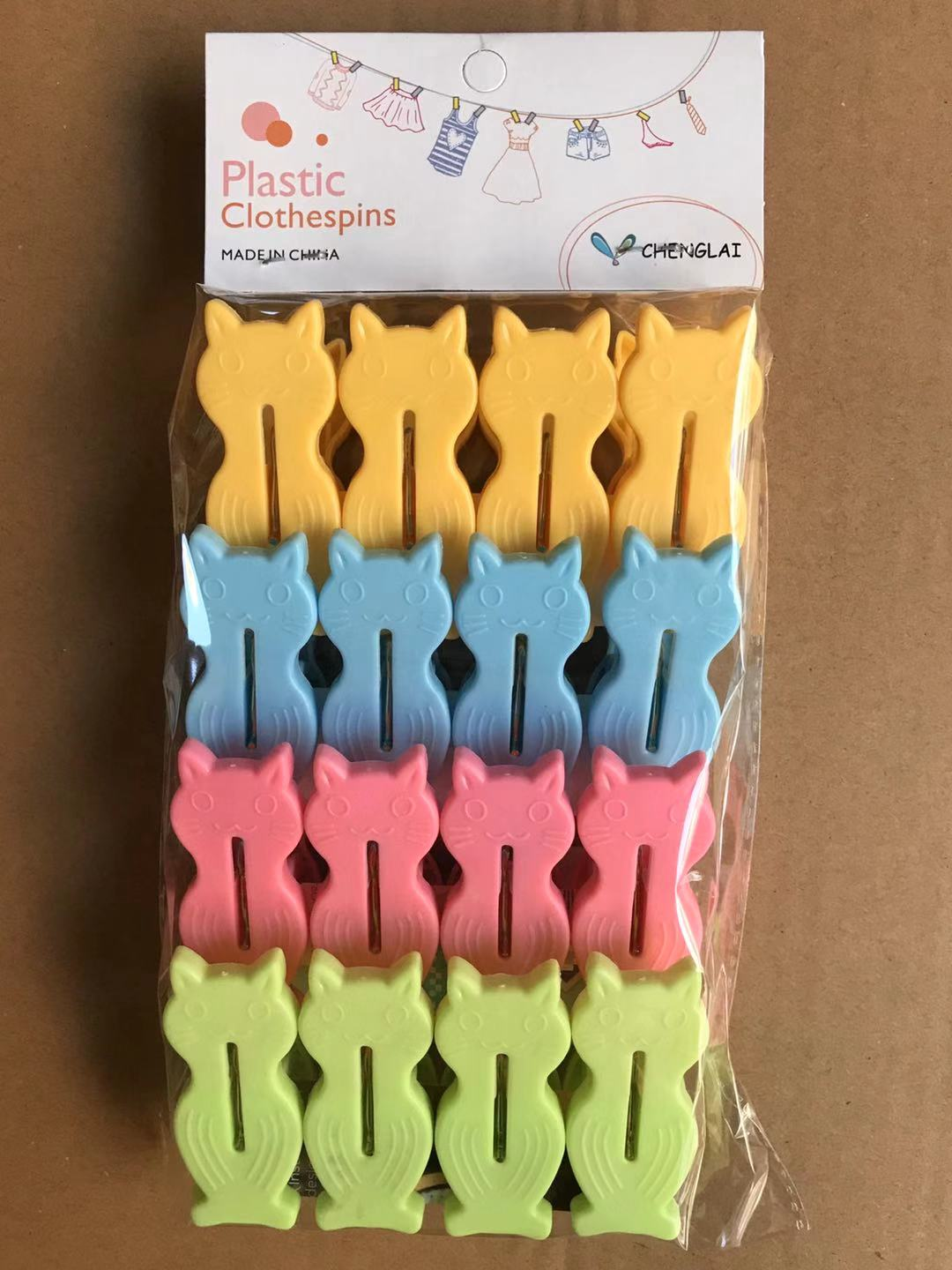 16PK Cat design pegs