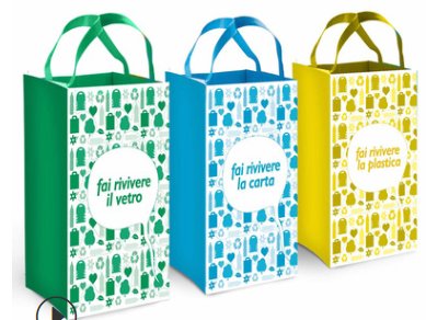 3PK Recycling Bags with Handles