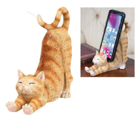 Cat phone stand