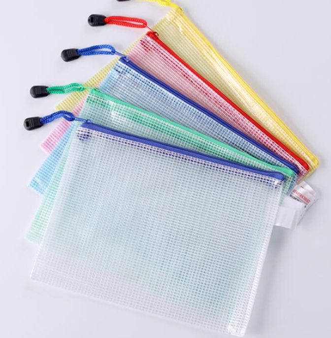 5PK Mesh File Pouch Bag