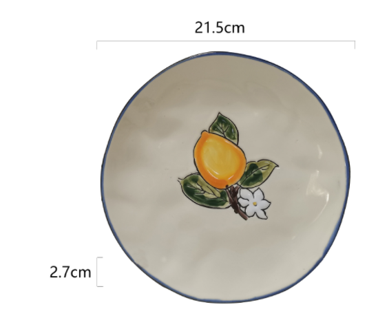 Lemon design plate