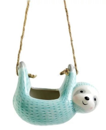 Ceramic Hanging Pot-Sloth