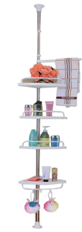 Bathroom Caddy Corner White