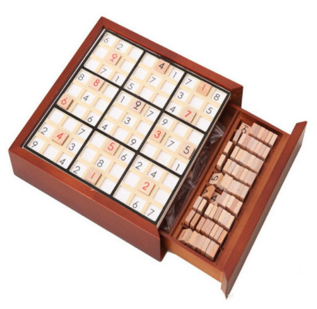 Jiugongge Wooden Sudoku Game