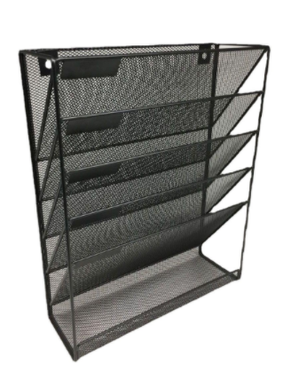 A4 Metal Mesh Magazine File Organizer