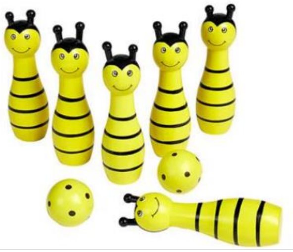 Bee Bowling( 6 Pins+2 Ball)