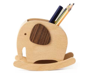 Rocking Elephant Pencil Holder