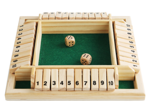 Wooden Shut the box