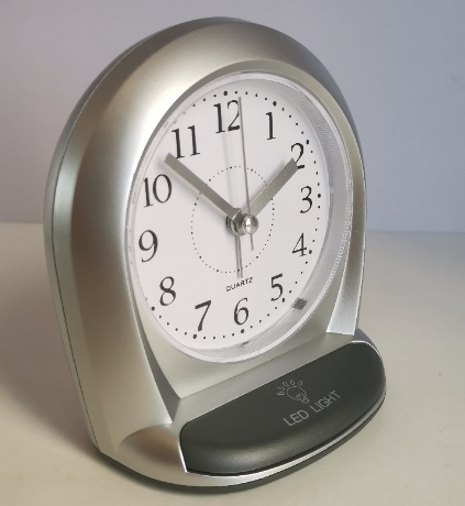 Table Quartz Clock with LED Light