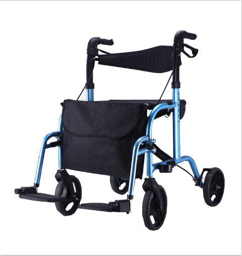 Foldable Wheel Chair with  standard carry pouch under seat