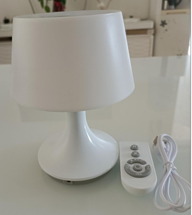 Table Lamp with Remote