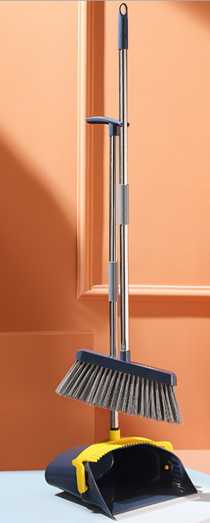 Foldable Dustpan and Brush Set