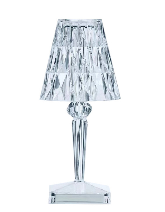 Crystal diamond table lamp