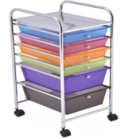 Multi-trolley With 6 drawers（2 big drawers+4 small drawers） + shelf