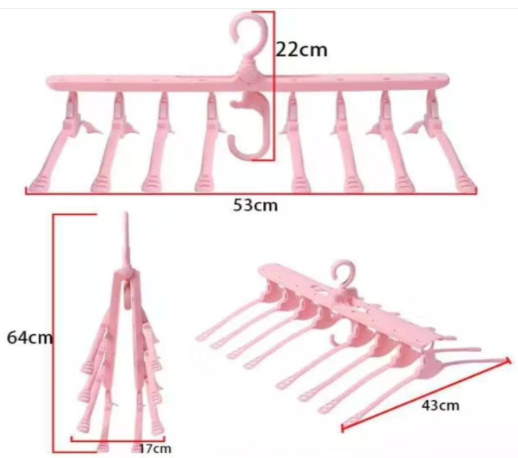 Multi-Garment Drying Hanger