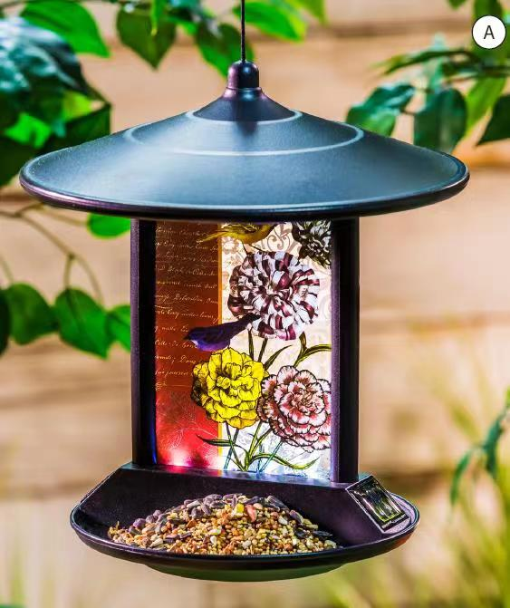 Solar LED Bird Feeder（4 LED）