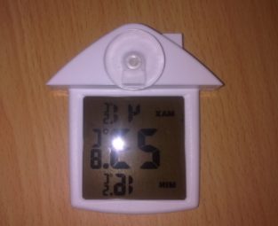 Digital Window Thermometer