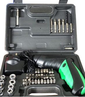 Cordless Rotating Right-Angle  Screwdriver Kit