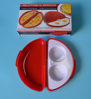 Microwave 2 Cups Omelette Maker & Egg Poacher