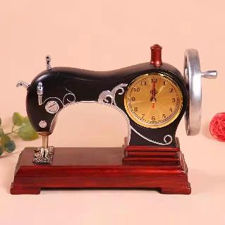 Vintage Sewing Machine Clock