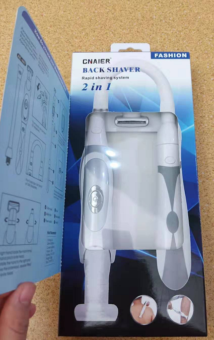 2-1 Back shaver & nose hair trimmer