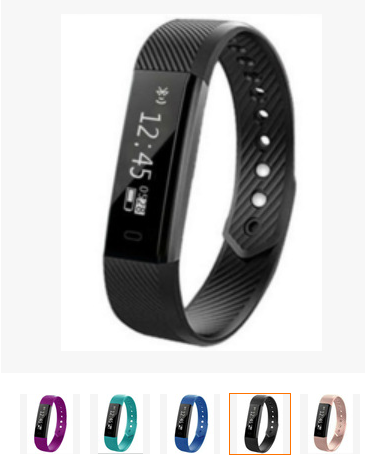 Slim activity tracker