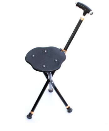 Tripod With Light Aluminum Alloy Crutches with LED