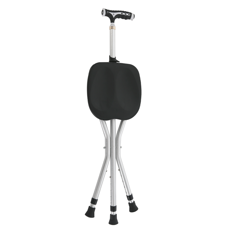 Tripod With Light Aluminum Alloy Crutches with LED