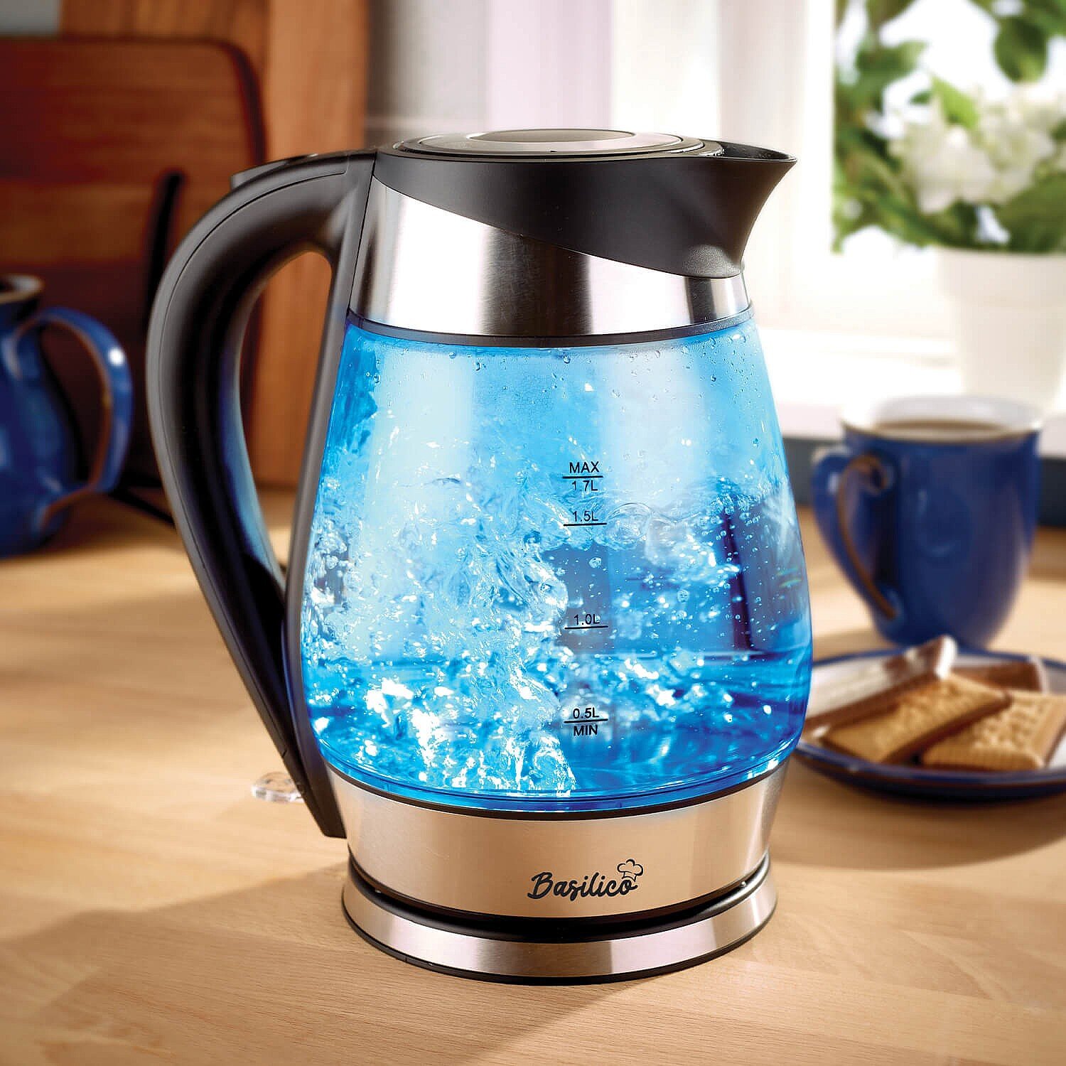 Illuminating Glass Kettle