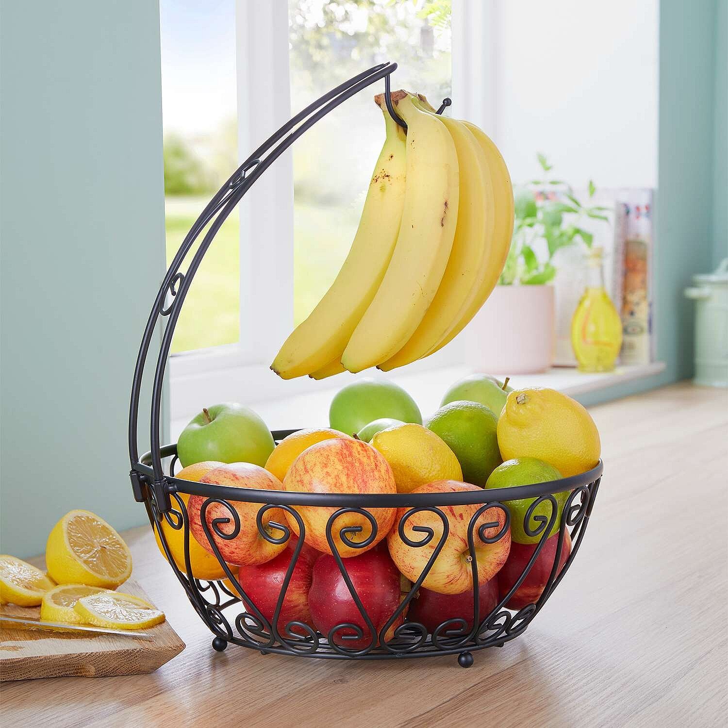 Fruit Bowl with Banana Hanger