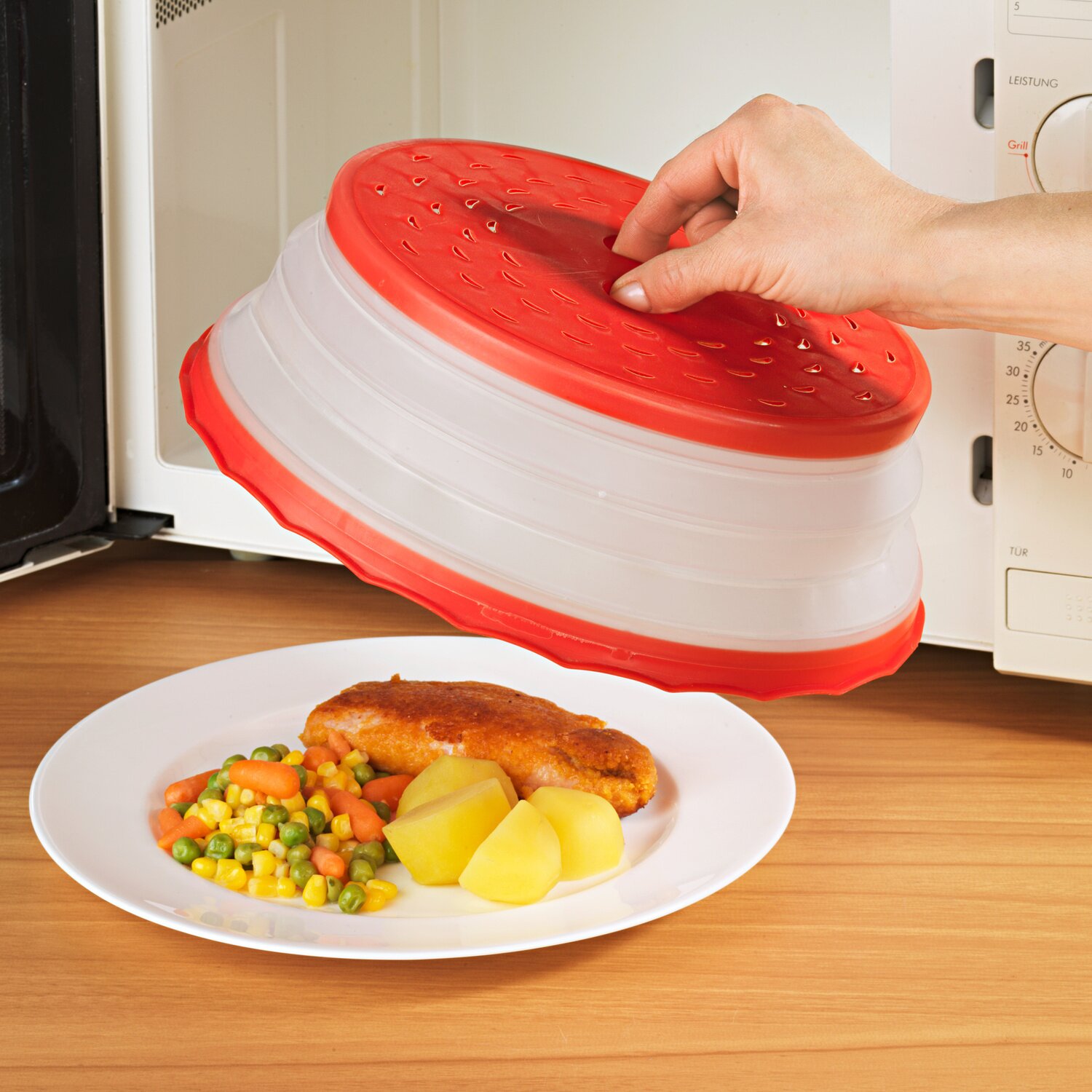 Collapsible Microwave Plate Cover