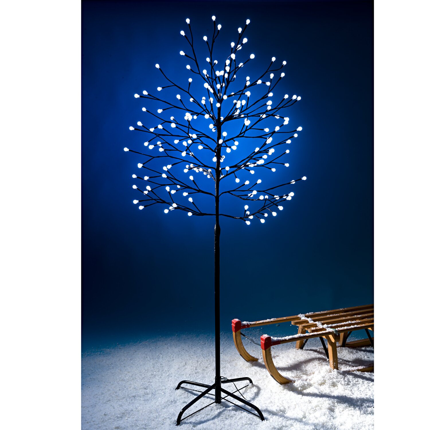 LED light tree for outside and inside