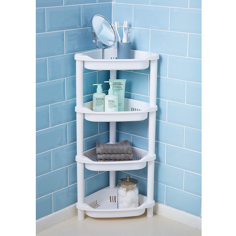 4-Tier Corner Bathroom Caddy