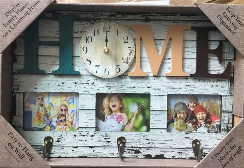 Photo Frame with Clock