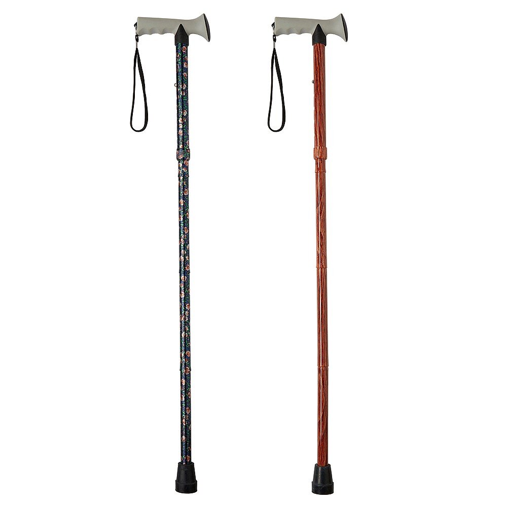 Comfort Grip Folding Walking Sticks