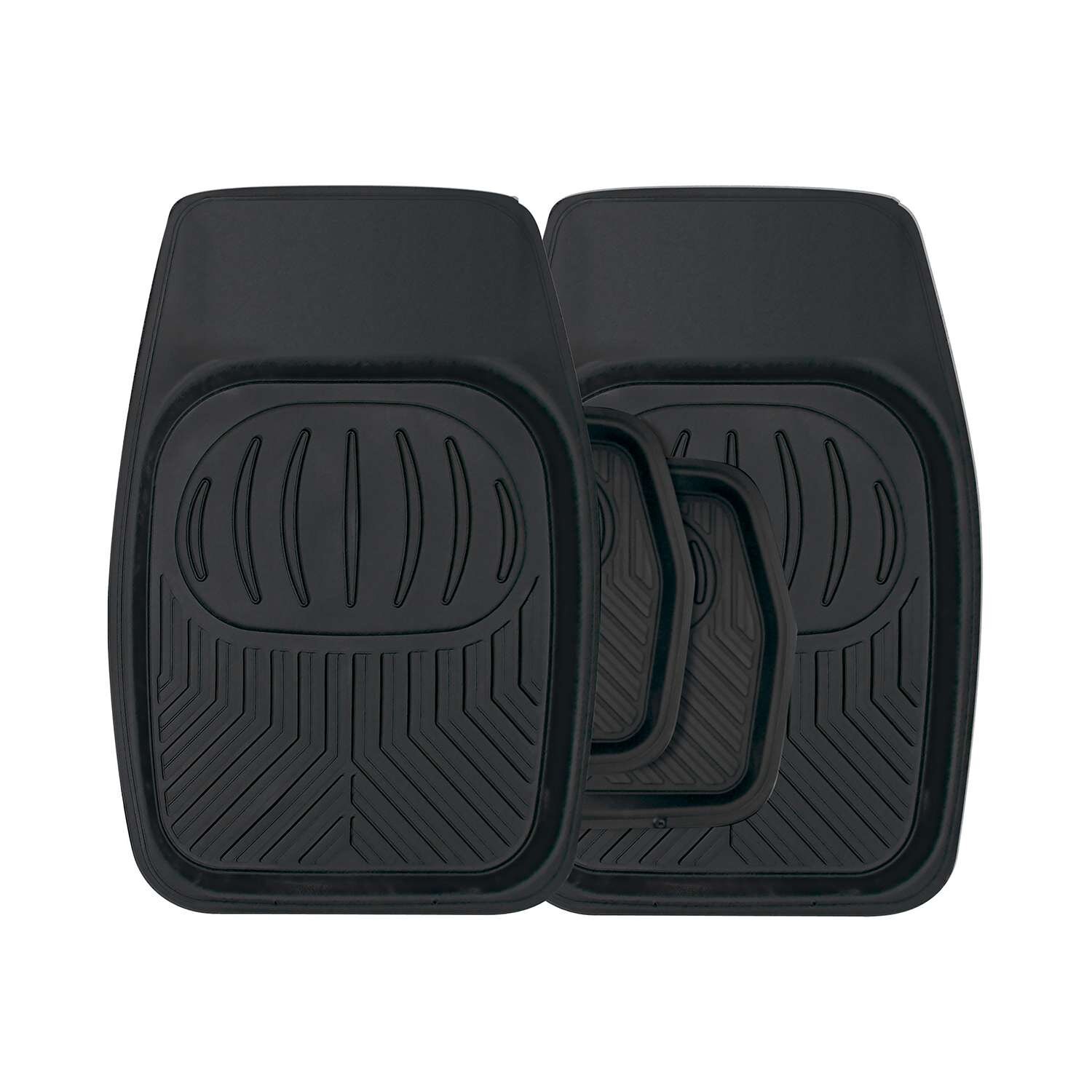 4pcs Rubber Car Mat Set