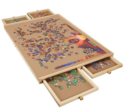 Puzzle Table for 1000pcs Puzzles with 4 drawers