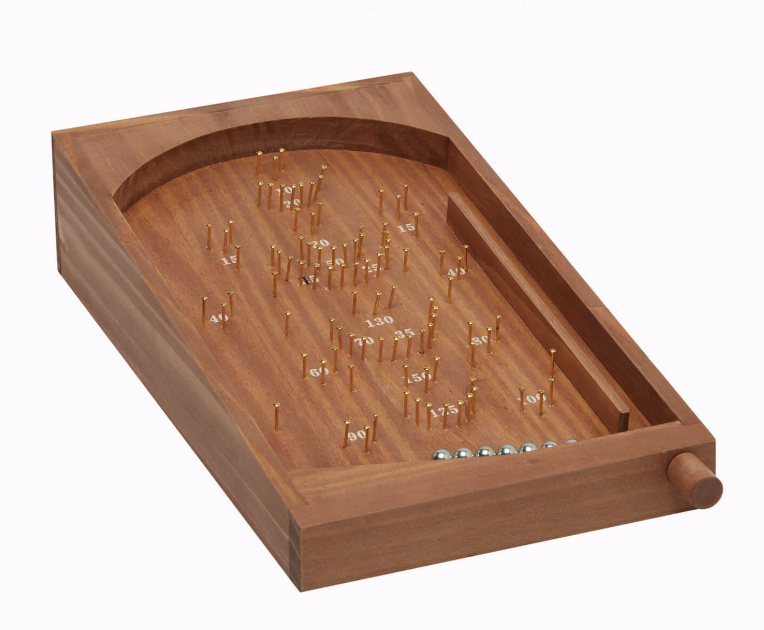 Wooden Bagatelle Game