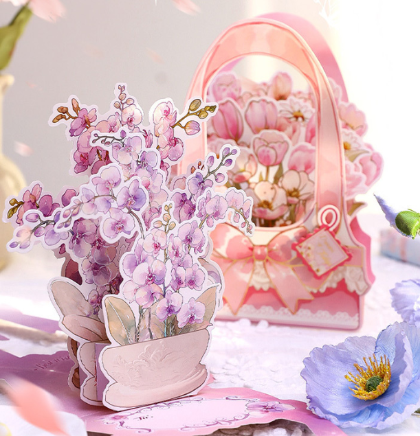 3D Basket Greeting Card