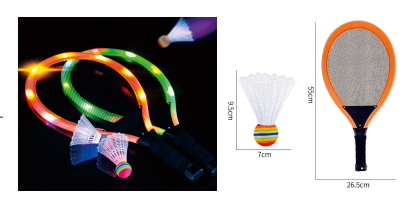 LED Badminton Racket Set