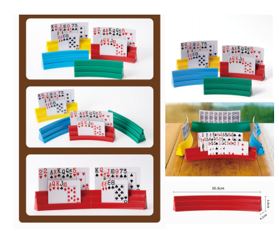 Set of 2 Free Standing Card Holders